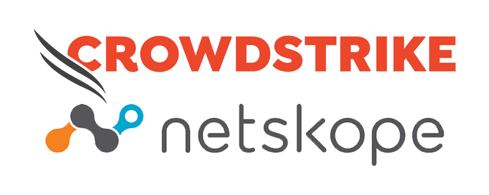 Crowdstrike and Netskope logo
